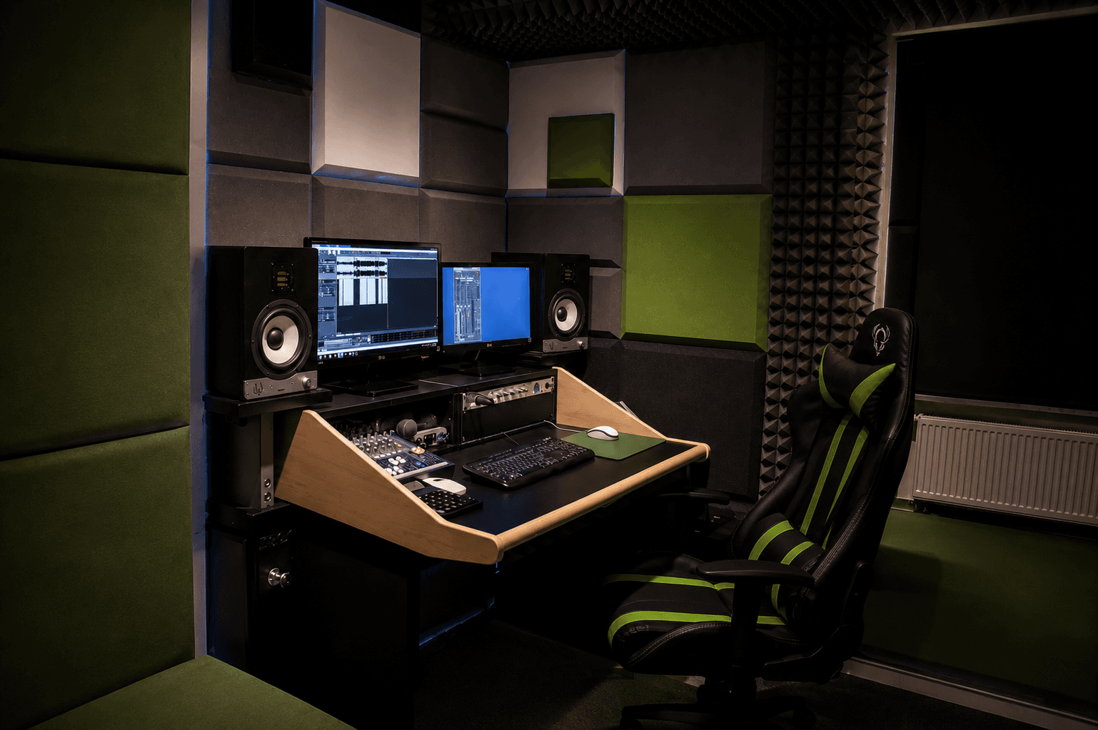 RPM Warszawa - grünes Studio