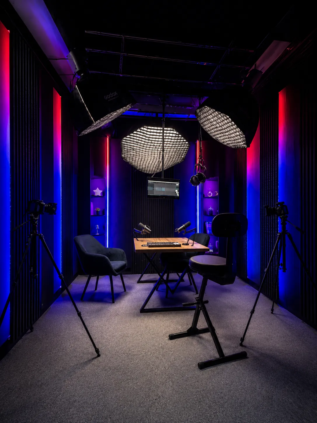 Podcast-Studio Breslau – Innenansicht des RPM Studios